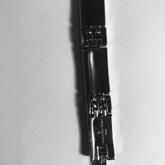 🎄8.5 inch Stainless Steel bracelet with tag New🌟 - Picture 6 of 7